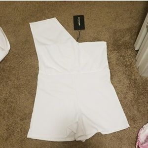 Pretty little things white romper.